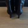 Massimo Dutti Women's Black Leather boots Image 4