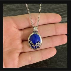 Blue Stone Elena's Necklace from Vampire Diaries