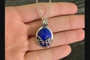Blue Stone Elena's Necklace from Vampire Diaries