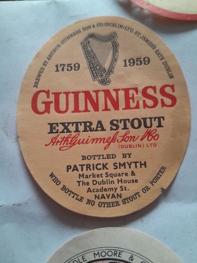 vintage Guinness labels