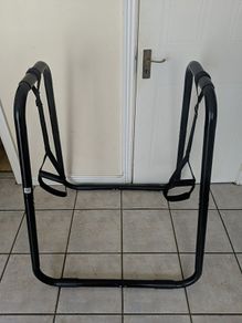 portable standalone fitness dip station or push-up/dip bar frame