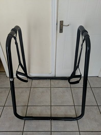 portable standalone fitness dip station or push-up/dip bar frame