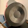 Vintage orange goose neck metal table lamp Image 5