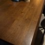 200cm Smoked Oak Dining Table Like New Image 2