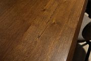 Smoked Oak Dining Table Brand New