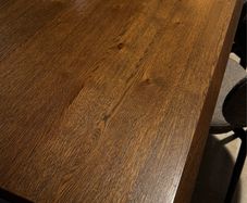 Smoked Oak Dining Table Brand New