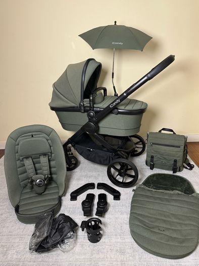 As NEW icandy Peach 7 travel system