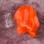 Smiffys orange bob wig Image 5