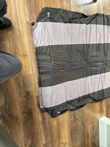 self-inflating double camping mattress or sleep mat designed for tents, SUVs