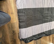 self-inflating double camping mattress or sleep mat designed for tents, SUVs