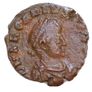 r Arcadius, 383-408 AD. AE 11mm 1g Victory Manus Dei Christogram Image 2