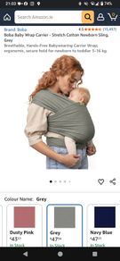 Baby Boba wrap carrier - sling