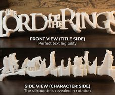 Lord of the Rings 3D Anamorphic Display