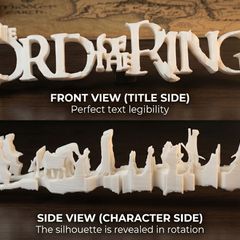 Lord of the Rings 3D Anamorphic Display