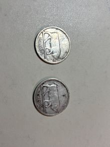 Pair 1928 Eire Free State 1 shilling