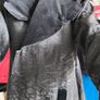 Woman's Black Cape Coat Image 5