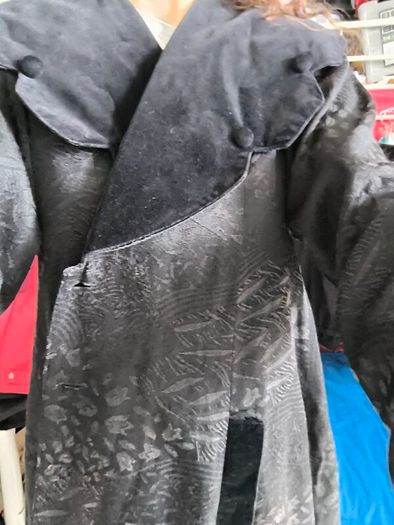 Woman's Black Cape Coat