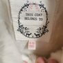M&S Cream Faux Fur coat 9-10 Yrs Image 2