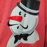 JACK & JONES Red Christmas Snowman Sweatshirt Size: M Chest: 40" BNWT Xmas Image 2