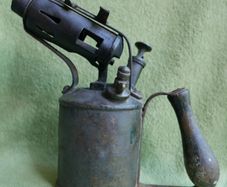 Vintage Brass Blow Torch / Blowlamp Stamped  Made in Sweden