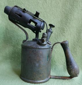 Vintage Brass Blow Torch / Blowlamp Stamped  Made in Sweden
