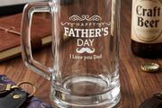 Fathers Day Laser Engraved Pint Glass