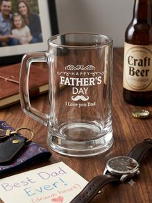 Fathers Day Laser Engraved Pint Glass