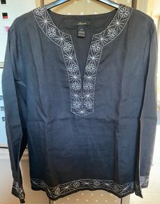 Linen Blouse Size 2 X