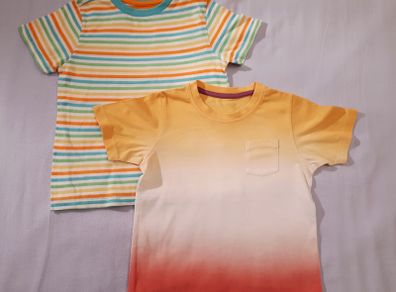 LIKE NEW 2 x Boy 3-4Y Cotton T-Shirts Tee Shirts Summer