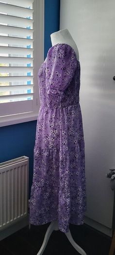 Purple floral summer dress, Size XXL / UK18, Brand new