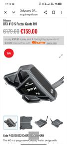 OdysseyDFX #10 S Putter Gents RH