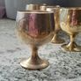 6 goblets silver plated. Image 2