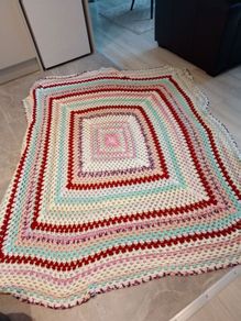 large crochet blanket