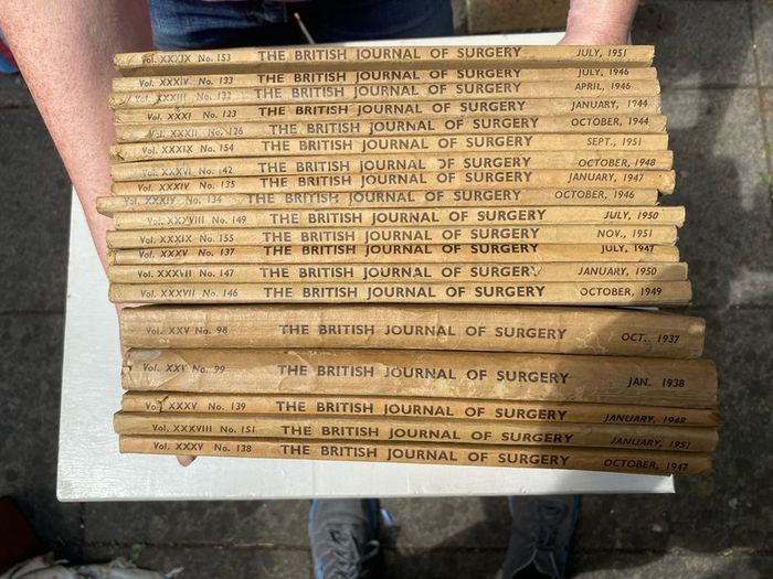 Vintage Medical Journals Collection: The British Journal of Surgery (1937 1951)  19 Issues