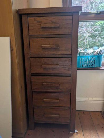 Tall boy 6 drawers