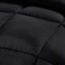 Soft Double Duvet Insert - 10.5 Tog Duvet with Corner Tabs - Box Stitched Down Alternative Duvet (Double, Black) Image 3