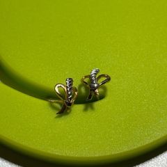 Small 9ct Gold Bow Earrings