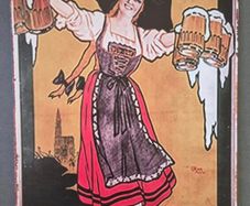 Vintage Style metal  sign, vintage beer advertisement.