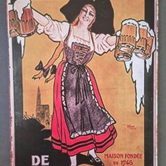 Vintage Style metal  sign, vintage beer advertisement.