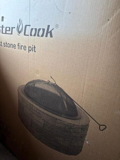 Brand New 89cm Cast Stone Fire Pit