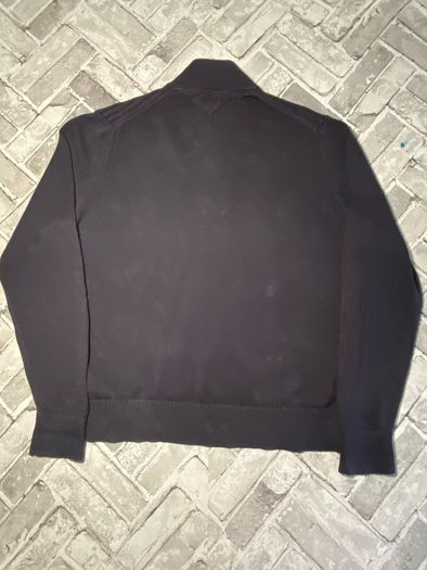 Tommy Hilfiger Mens Half Button-Down Navy Collared Jumper Size 2XL