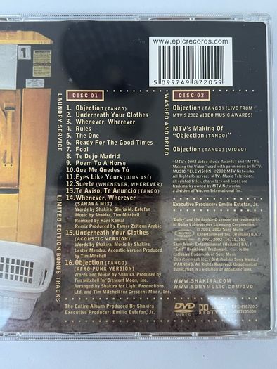 Shakira Laundry service CD & DVD