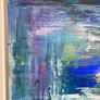 Large Framed Original Seascape in Abstract by Artist Irish Art Original Art Abstract Art Image 7