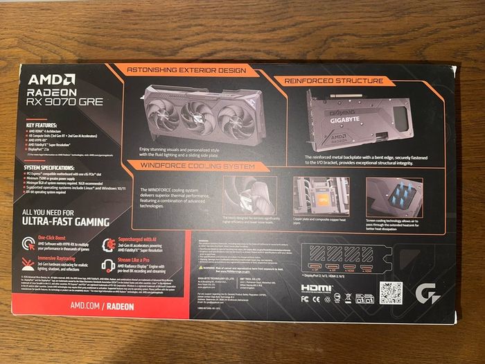 Gigabyte Rx 9070 GRE 12gb