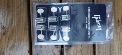 Gibson PMMH-060 Deluxe White Button Tuner Set, Vintage