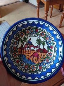 Vintage Ceramic Bowl Jerusalem