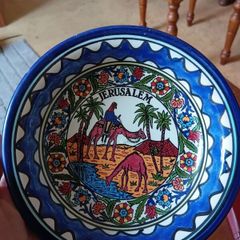 Vintage Ceramic Bowl Jerusalem