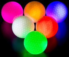 Led Golf Balls Glow Golf Balls, Flashing Glowing Golf Ball, Night Glow Flash Light up, Long Lasting Bright Night Sports, 6 Colors for Your Choice
