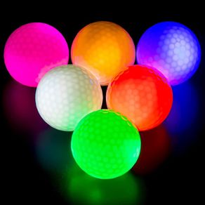 Led Golf Balls Glow Golf Balls, Flashing Glowing Golf Ball, Night Glow Flash Light up, Long Lasting Bright Night Sports, 6 Colors for Your Choice
