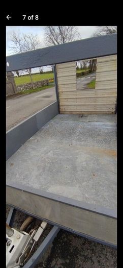 heavy duty single axel trailer